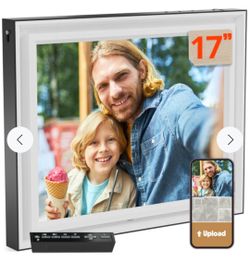 LUX 17” Wi-Fi & Cloud Digital Photo Frame Retails $330