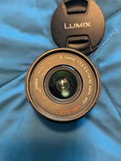 Lumix G vario lens 14-42 mm f 3.5-5.6 lens used