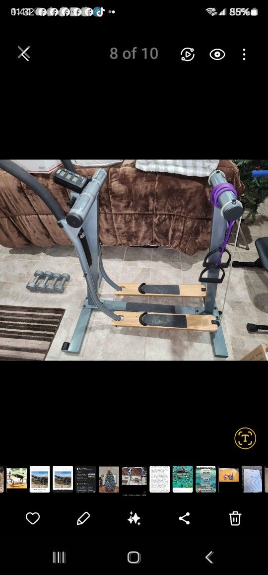 EXERCISE CROSS COUNTRY SKIER LEGS & ARMS