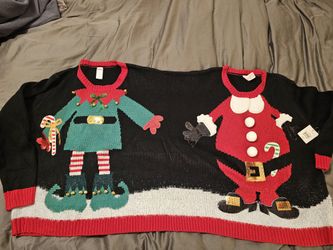 Ugly Christmas Sweater For Couple Super Cool 