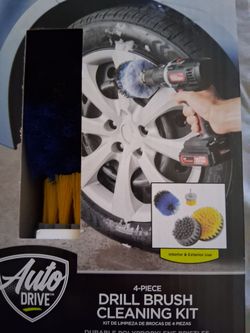 4 piece Drill brush cleaning kit