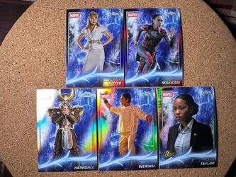 2025 Topps Chrome Marvel Studios - Refractor Card Set Lot Bundle (5x)