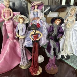 Beautiful Table Top Dolls 