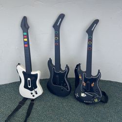 One Left, Last One!! Sony PlayStation 2 Ps2 Guitar Black Kramer W Shoulder Strap For Guitar Hero Rockband 