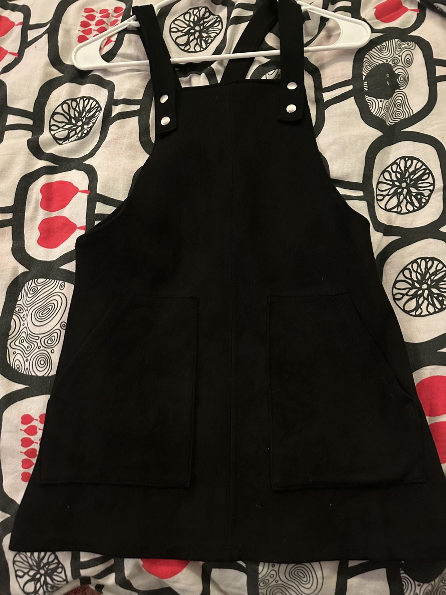 Black Overall Dress