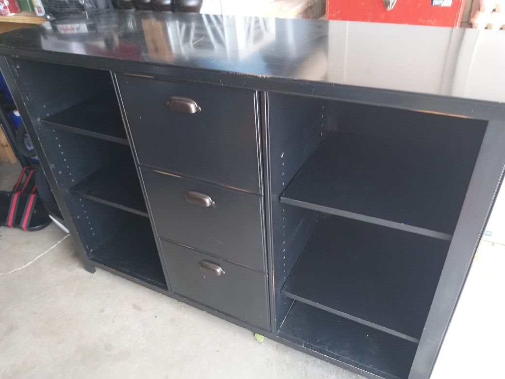 Heavy Duty Wood Storage Book Shelf