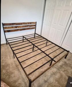 Brand new Queen bed frame with headboard