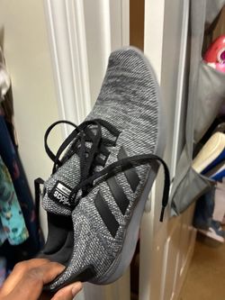 Adidas Knit Sneakers Gray Black