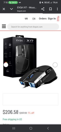 X17 Evga Gaming Mouse