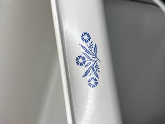 Vintage CorningWaregg Blue Cornflower XL Roaster & Lasagna Pan Set (2 Pieces - P-76-B & P-332)