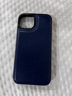 New iPhone 13 Wallet Case with Card Holder - Blue