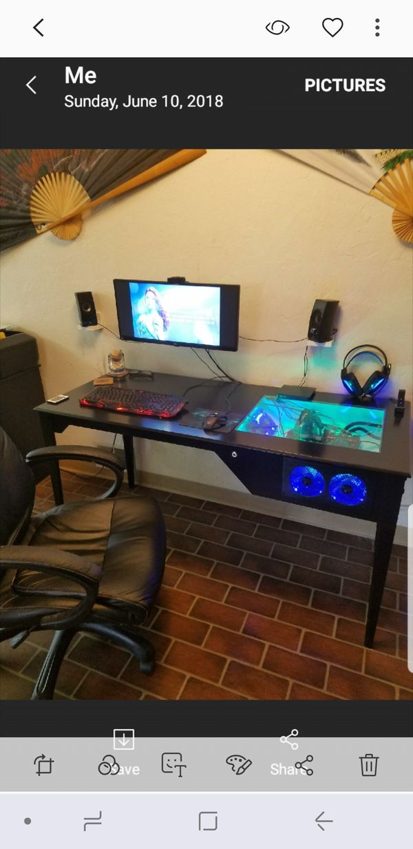 Computer Desk Case With Pc For Sale In Mount Oliver Pa Offerup