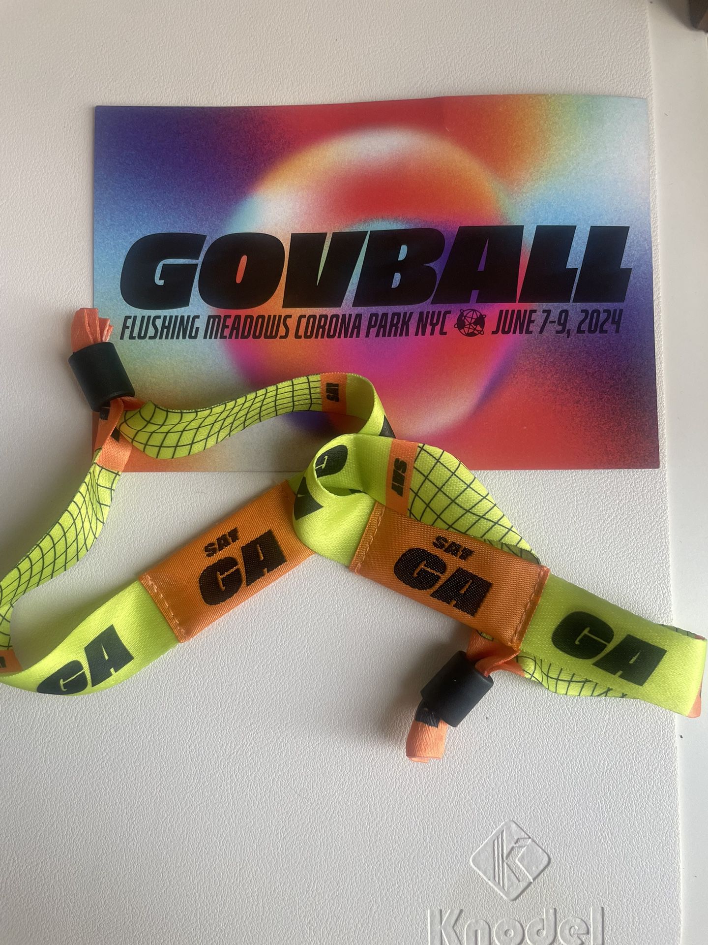 $250 For Two GA Day 2 Govball Wristbands