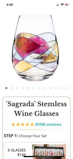 One Of A Kind Handcrafted Wine Glasses 