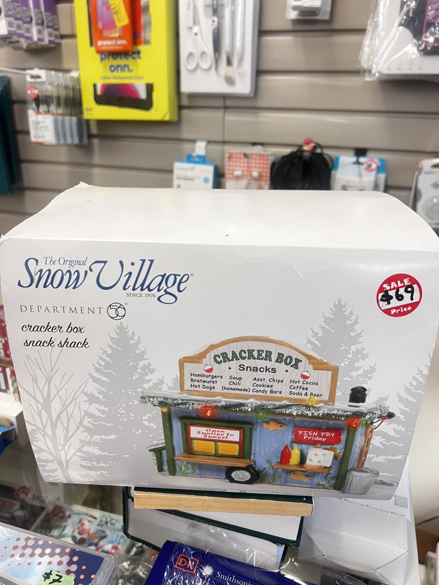 Dept 56 CRACKER BOX SNACK SHACK – Snow Village Lighted Building – BRAND NEW! ✨ 🎄