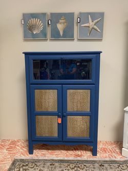 Refinished Pie Safe Cupboard Cabinet