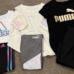 Girls Clothes Size 6 and 6/7 Puma, Adidas