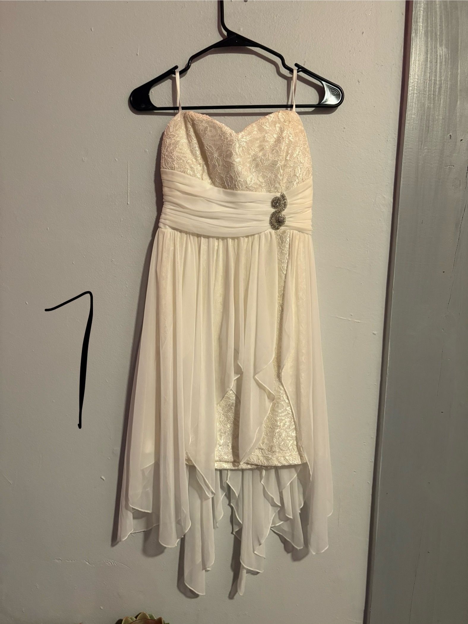 white dress