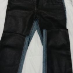 Harley Davidson 2005 Womans Leather Front Jeans
