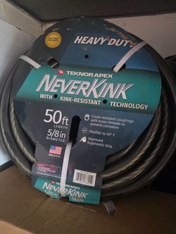 NEVERKINK 50 FTS 5/8 WATER HOSE NEW