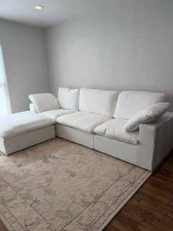 New in Box!📦 White Cloud Sectional Couch Sofa