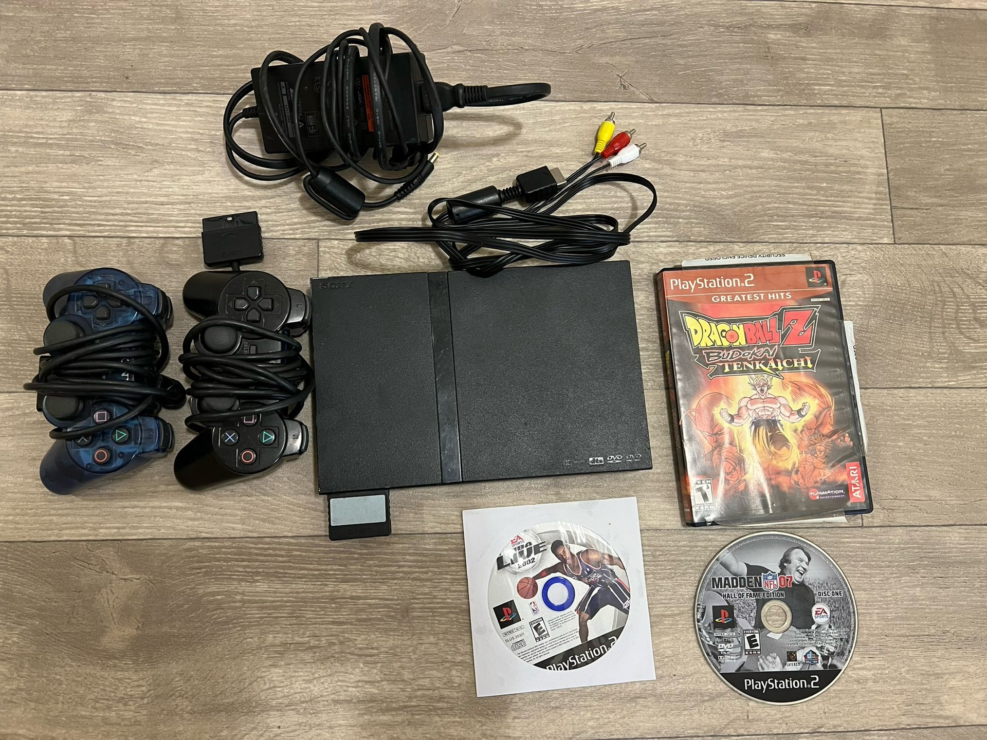 Sony PS2 SLIM Video Game System Gaming Bundle Console Set Playstation-2 Mini