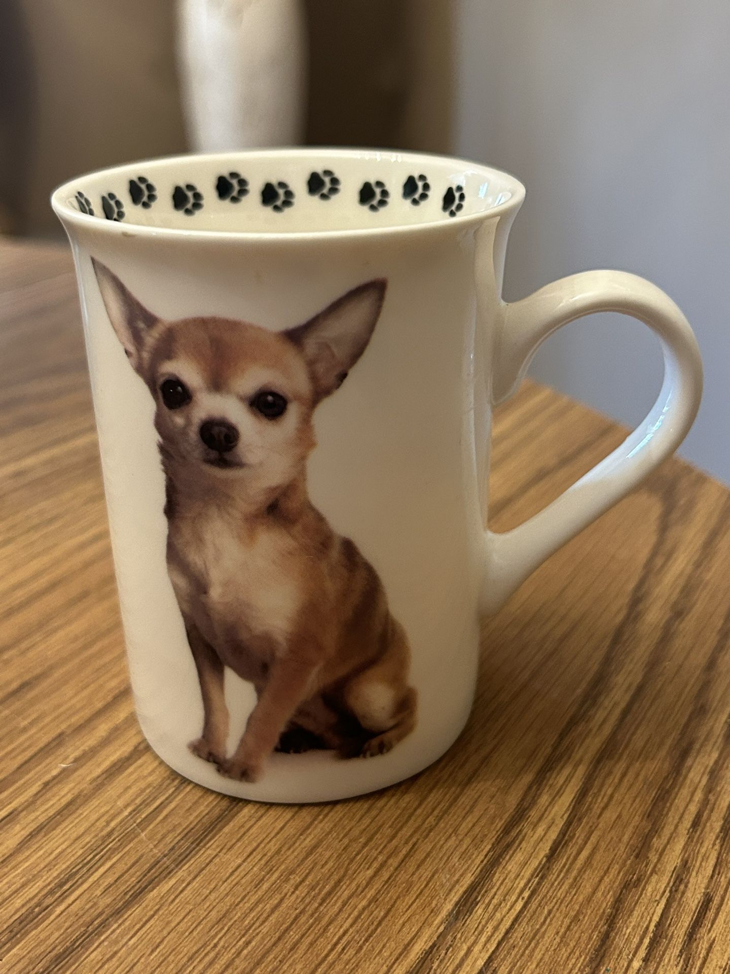 Chihuahua coffee tea mug - dog prints