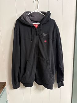 Milwaukee Full-Zip Black Hoodie Sweatshirt