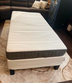 Twin Ikea Foundation and Mattress