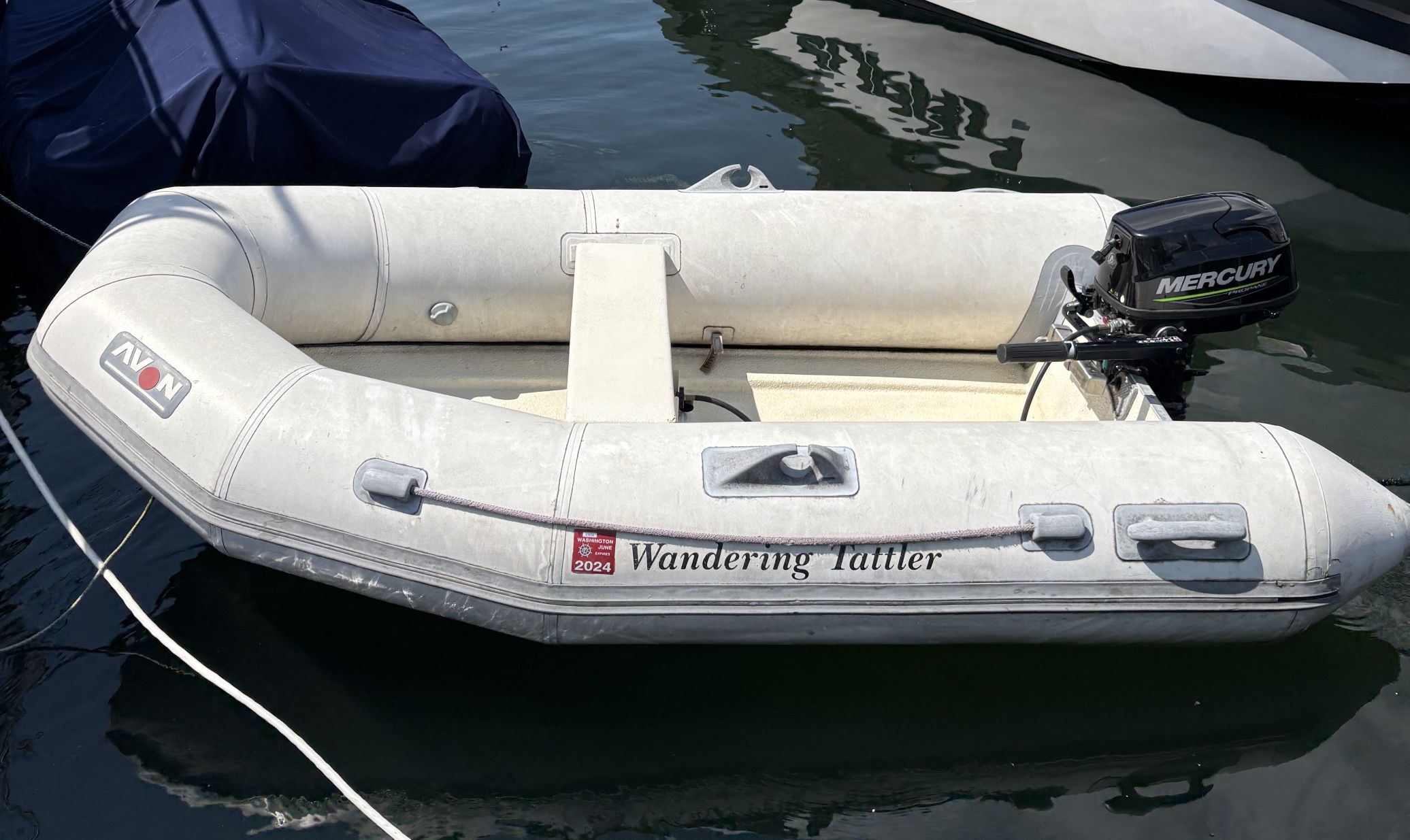 Dependable 9’ Dinghy With 2019 5hp Propane Outboard