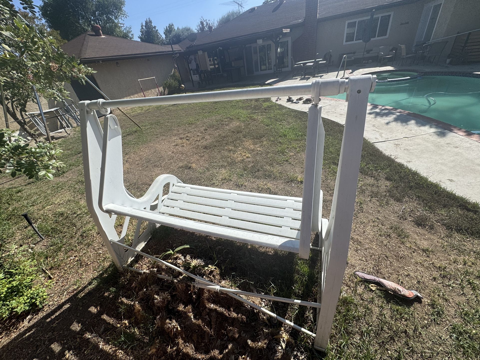 Outdoor Porch Swing White