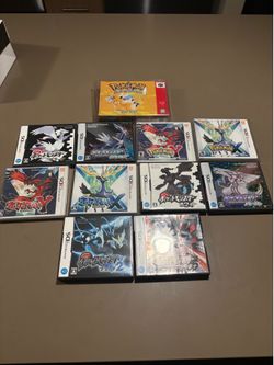 Nintendo ds/3ds Pokémon games 50 each