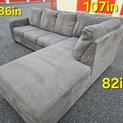 FREE DELIVERY Couch Sofa Chaise Sectional 2 Piece