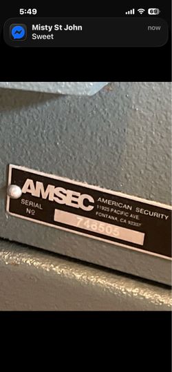AMSEC American Security Safe