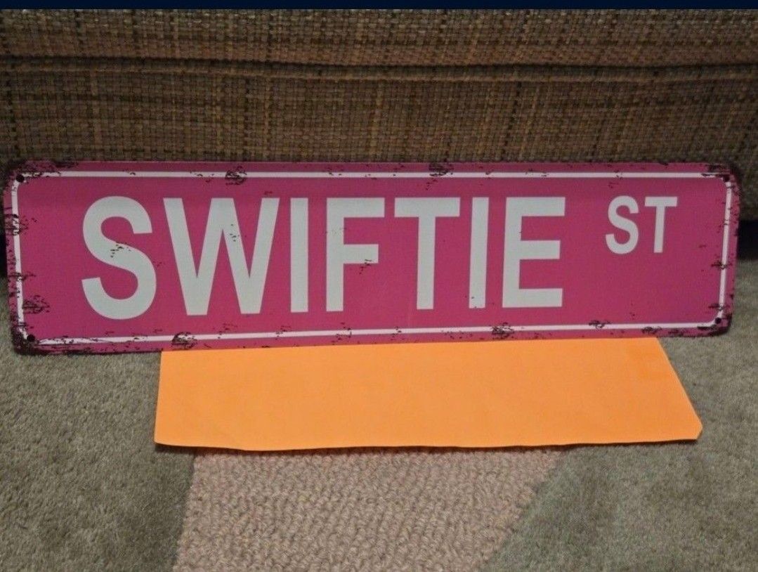 Taylor Swift Swiftie St Sign Tin Street Sign