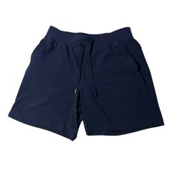 Lululemon Athletic Shorts Men’s Size Medium Blue Athleisure Performance Gym Logo