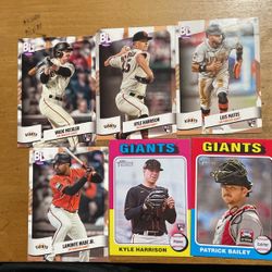 SAN FRANCISCO GIANTS 20 CARD LOT 