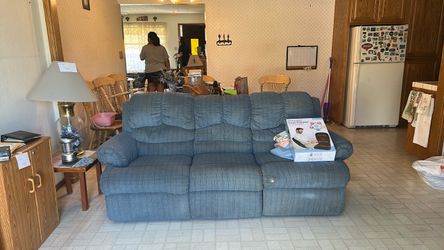 Fabric comfy couch