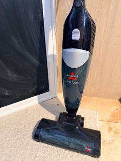 Bissell 3-in-1 Turbo Lightweight Stick Vacuum Model 2610 Corded Blue Handheld