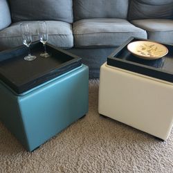 Crate & Barrel Ottoman/Storage Cubes(s)