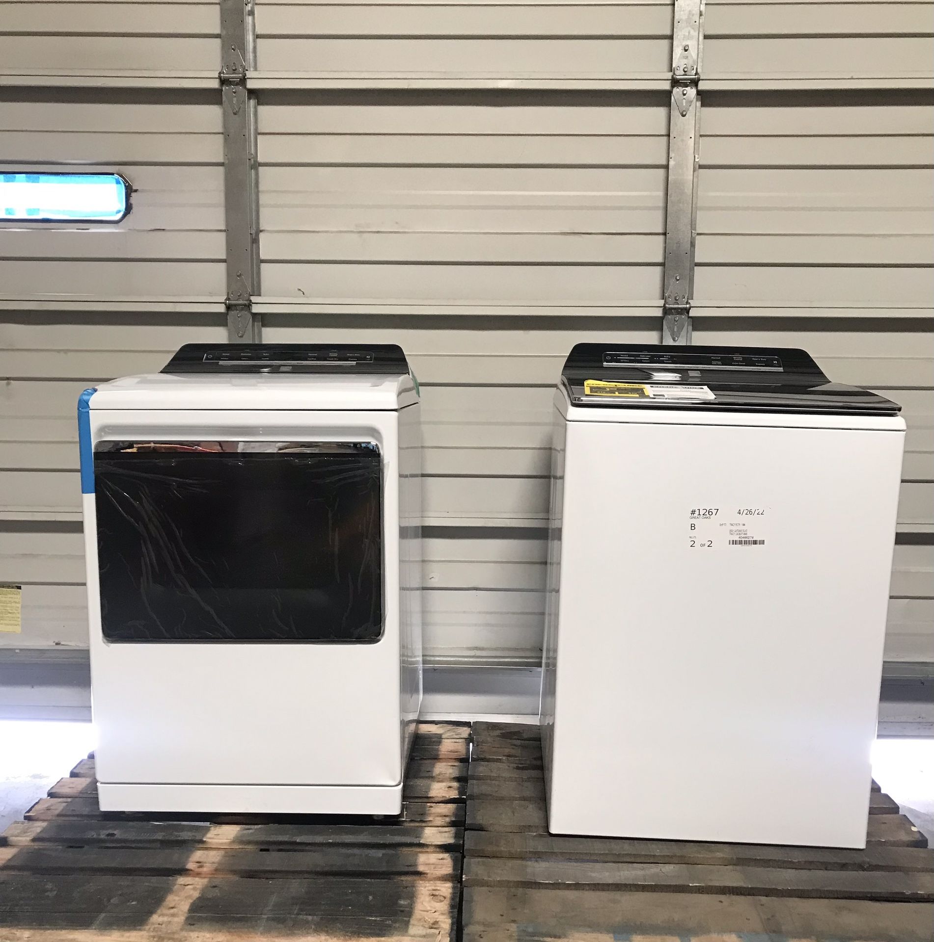 Kenmore 110 Energy Star Top Load Washer 5.3Cu.Ft. & Electric Dryer 7.4 Cu.Ft. Machines White