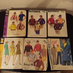 Vintage McCall’s and Butterwick Clothing Patterns