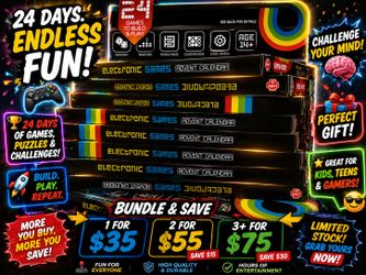 Electronic Games Advent Calendar 🎮 | Fun Gift Bundle Deal 🔥