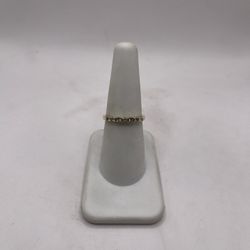 14kt Gold Engagement Style Band w/ Stones