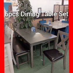 ✨ Dining Table With 4 Chairs And Bench