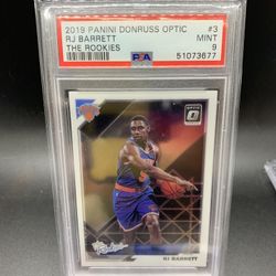 RJ Barrett PSA Graded Rookie Card