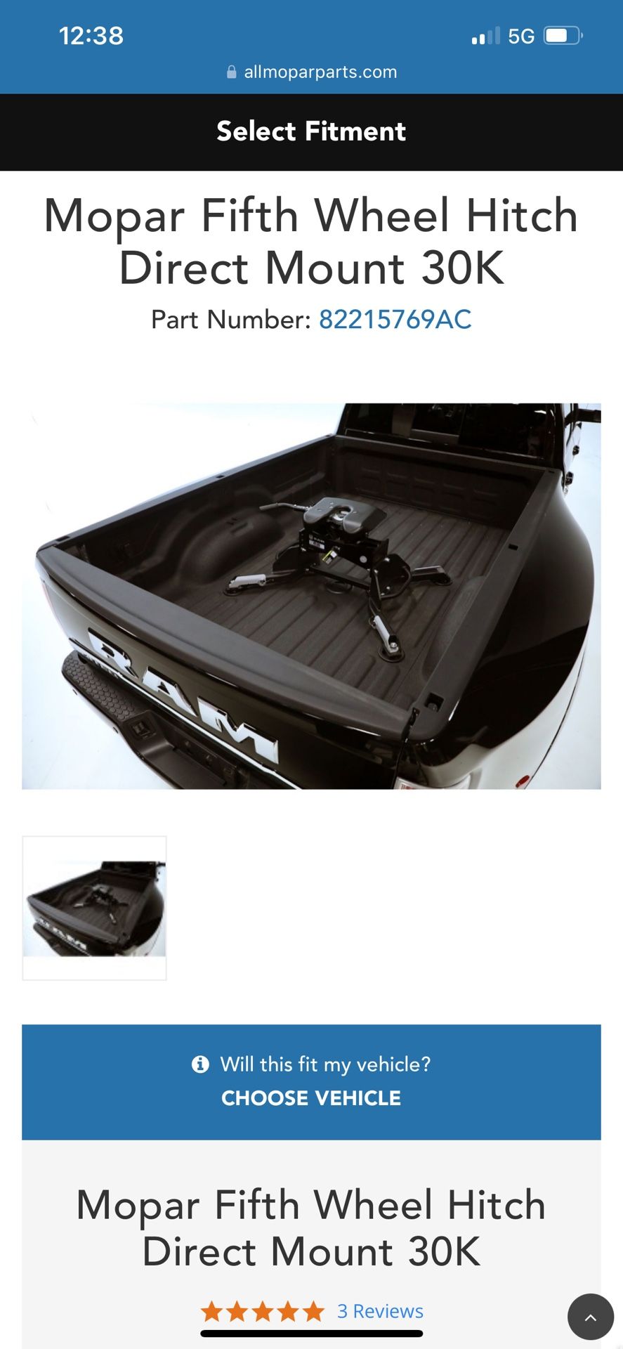 Ram M30 Fifth Wheel Hitch
