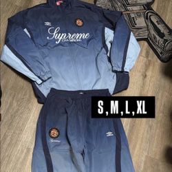 Supreme | Ducati Track Jacket + Pants - Blue