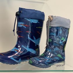 Rain boots for toddlers / bota de lluvia para niños chiquitos sizes 5c,6c,7c,8c, 9c,10c