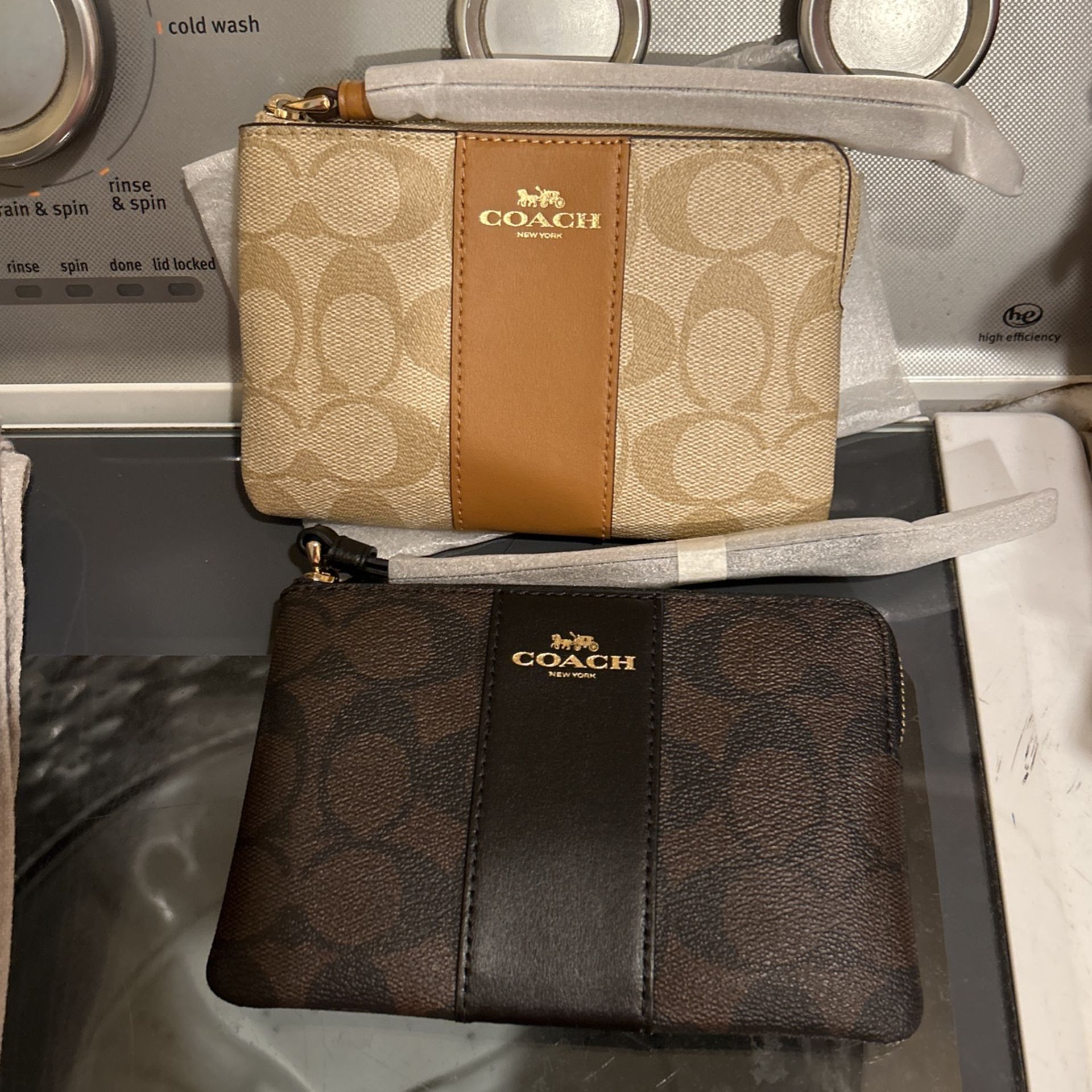 Just 2 Left Coach New And 100 % Original Wallet/wristlet..6x 4 Inch ..$50.00 EA. Firm (Please Read Description)